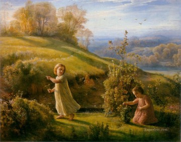  Louis Art Painting - poeme de l ame 4le printemps Anne Francois Louis Janmot